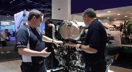 Perkins Engines showcase hydrogen power with a hybrid approach