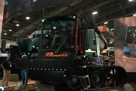 Prinoth launches Panther T23R rotating crawler carrier powered by a Cat engine